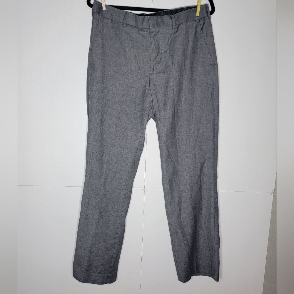 Apt. 9 Gray Dress Pants 32x30 Modern Fit Flat Front